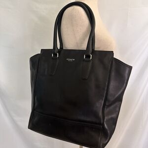 Coach Legacy Candace Leather Tanner Tote Black 19924 Carryall Carry All